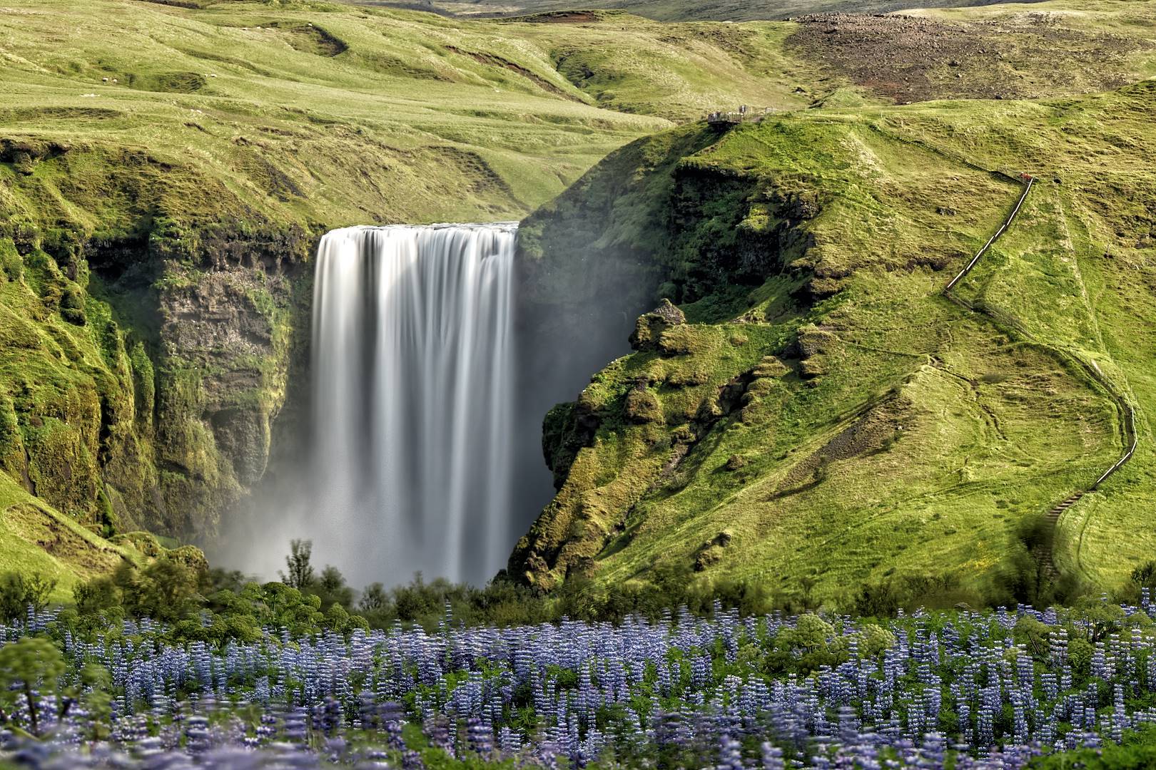 Cascade de Skogafoss - Islande