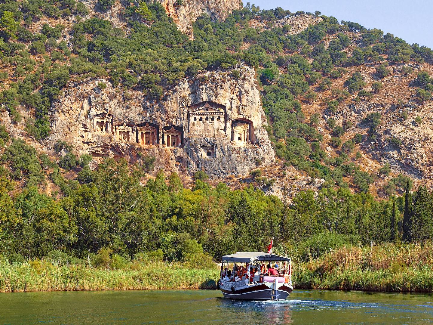 Tombeaux lyciens de Kaunos - Dalyan - Turquie