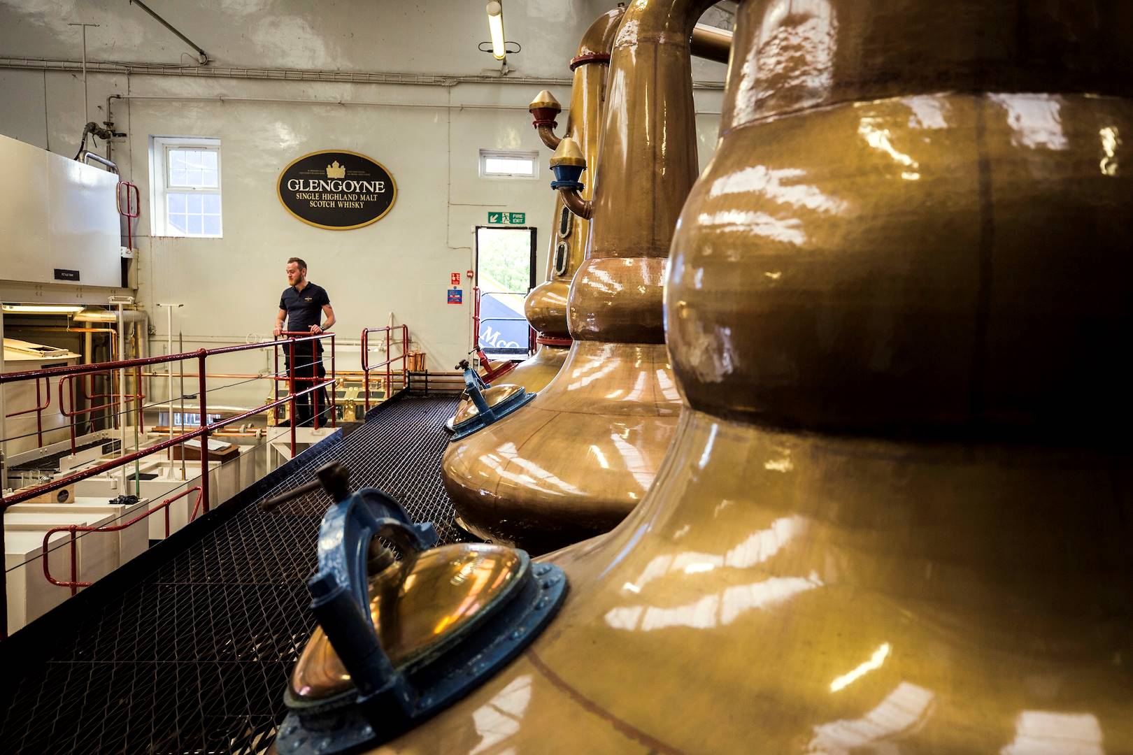 Fabrication de whisky à la distillerie Glengoyne - Dumgoyne - Ecosse
