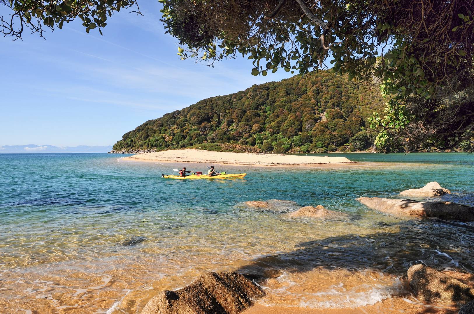 Parc national Abel Tasman en kayak - Ile du Sud - Nouvelle-Zélande