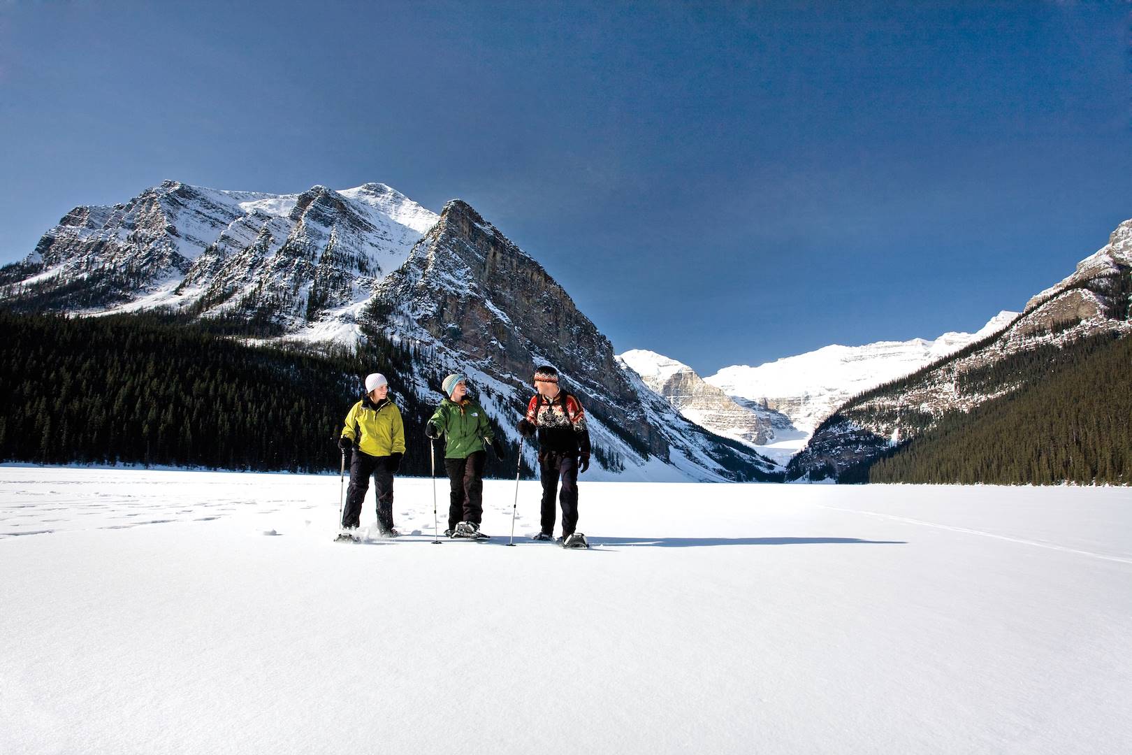 Skieurs - Parc national de Banff - Alberta - Canada