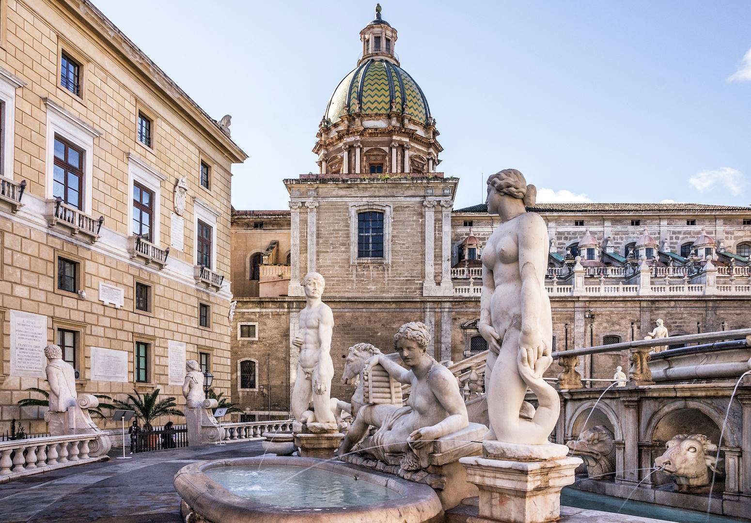 Fontaine Pretoria - Palerme - Sicile - Italie