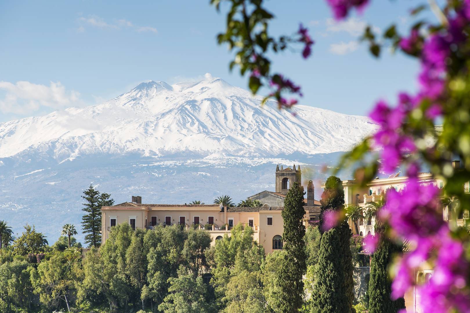 Volcan Etna depuis Taormina - Sicile - Italie