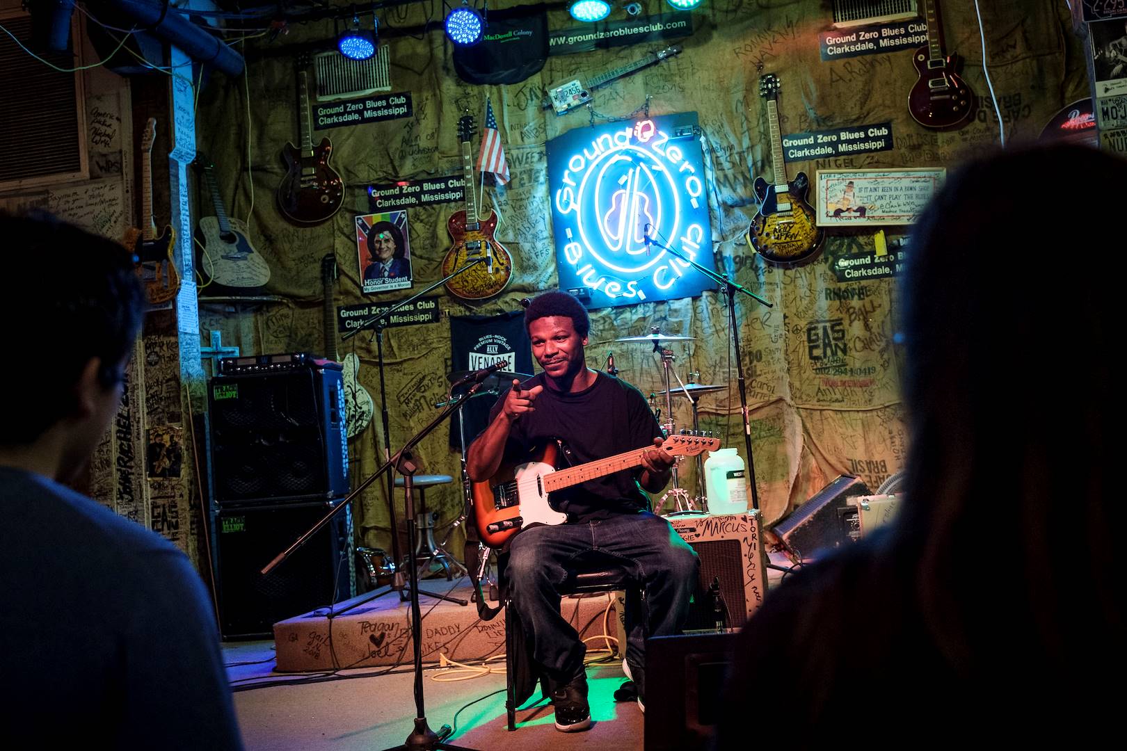Concert de blues au club Ground Zero - Clarksdale - Mississippi - Etats Unis
