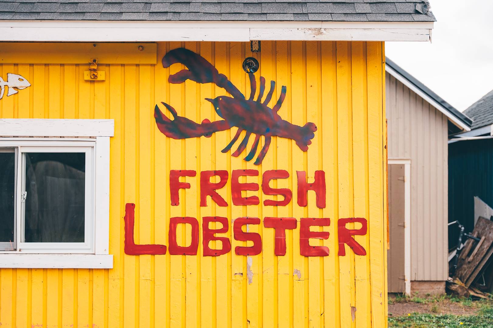 Restaurant de homard sur l'île du Prince Edouard - Canada