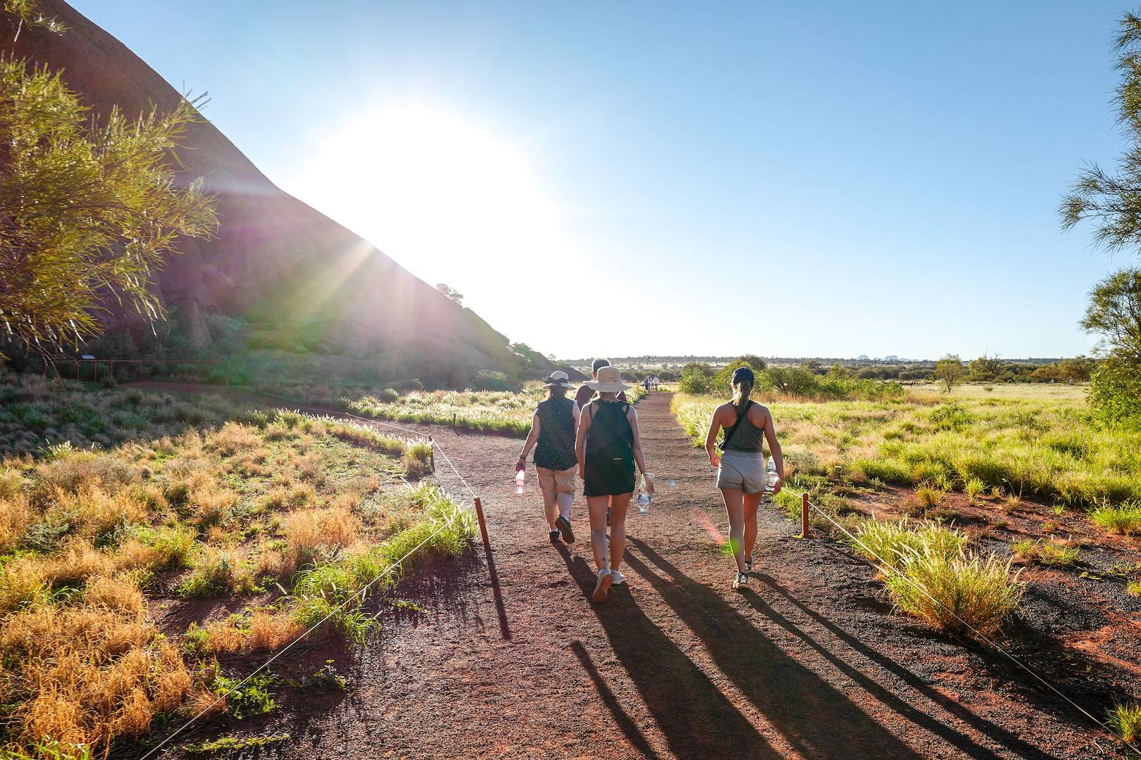 Randonnée près de Uluru - Ayers Rock - Australie