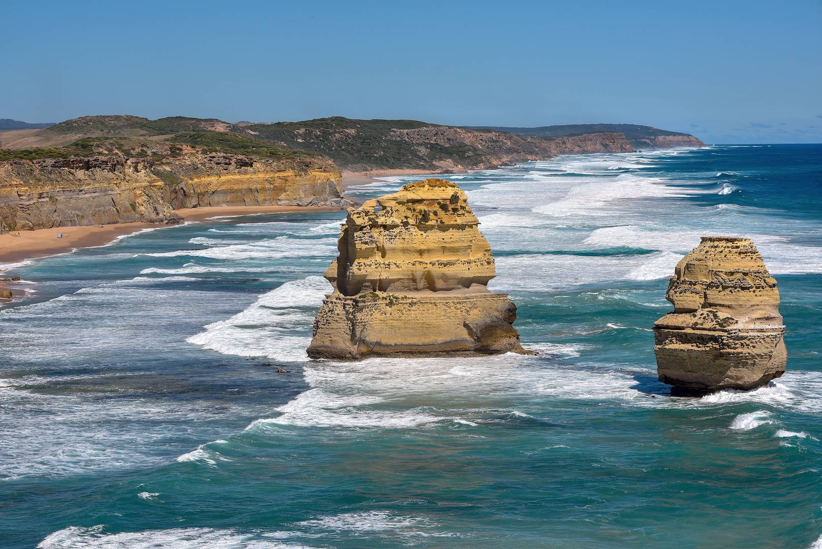 "Twelve Apostles", dans le parc national de Port Campbell - Melbourne - Australie