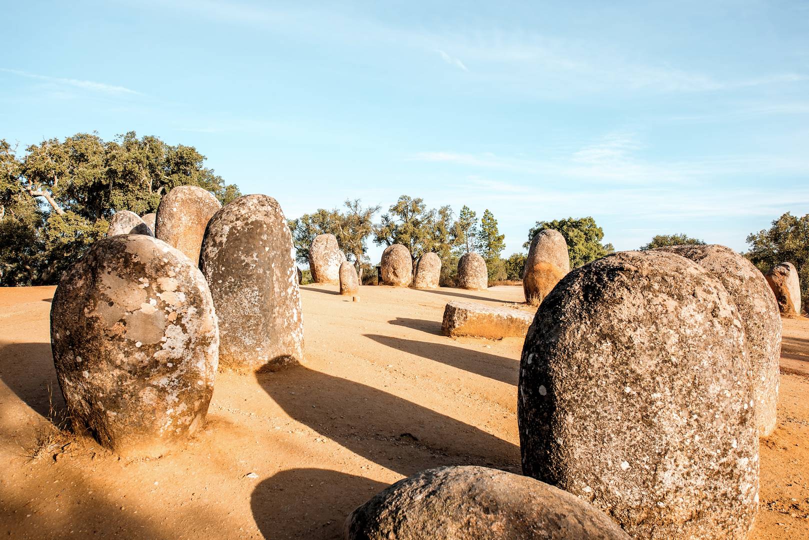 Cromlech des Almendres - Evora - Région de l'Alentejo - Portugal