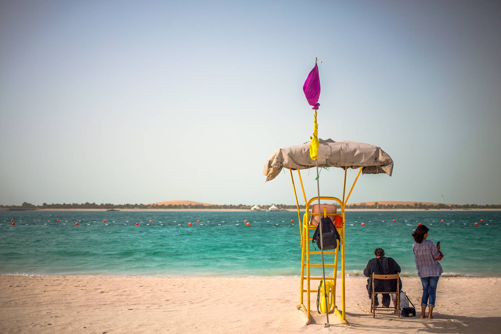 La plage et sa promenade - Abou Dhabi - Emirats Arabes Unis