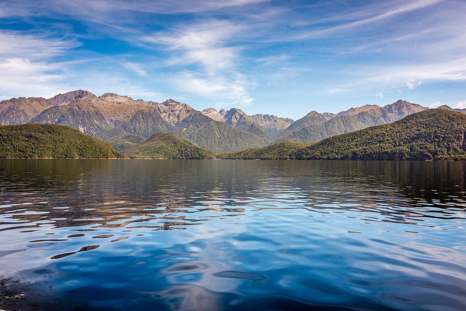 Lac Manapouri - Parc national de Fiordland - Nouvelle-Zélande