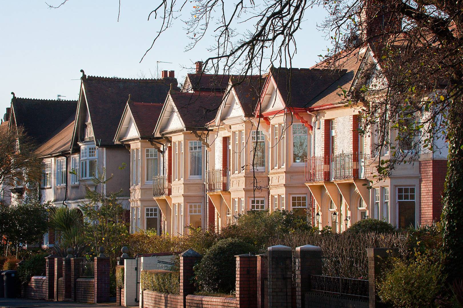 Rue de style édouardien - Cardiff - Pays de Galles