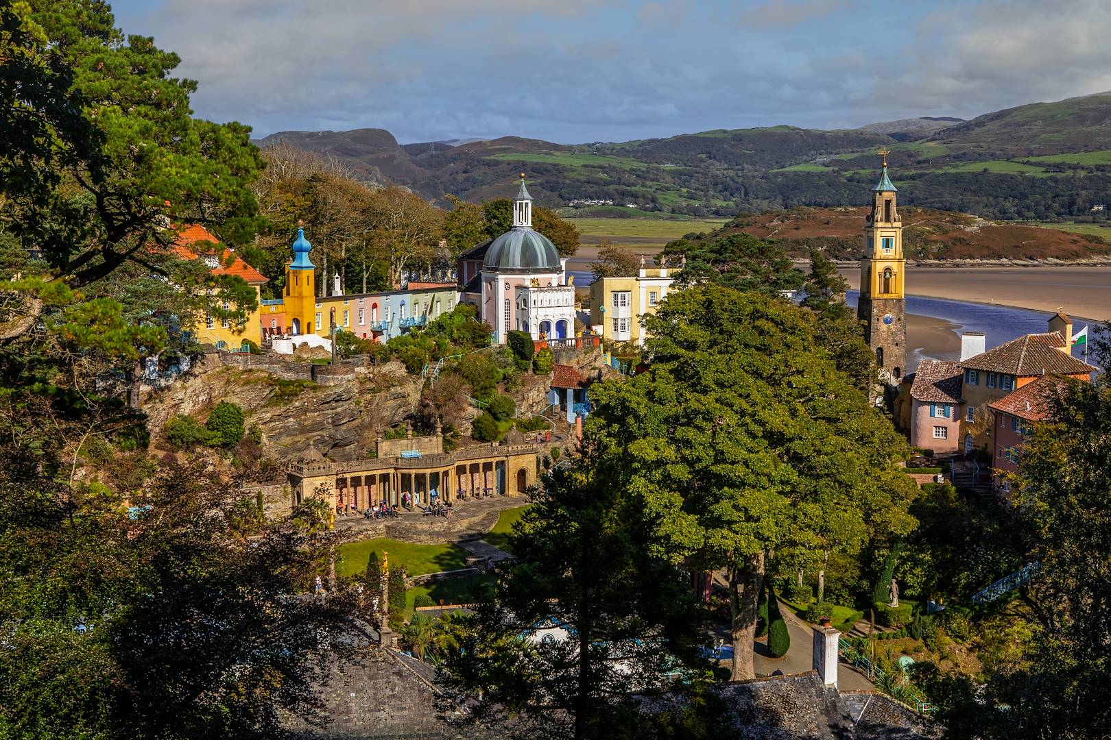 Portmeirion - Pays de Galles - Royaume-Uni