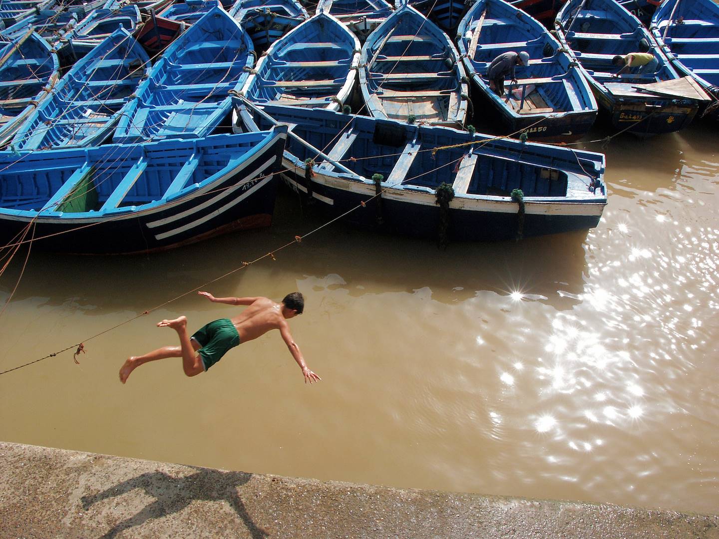 Plongeon dans l'océan - Essaouira - Maroc