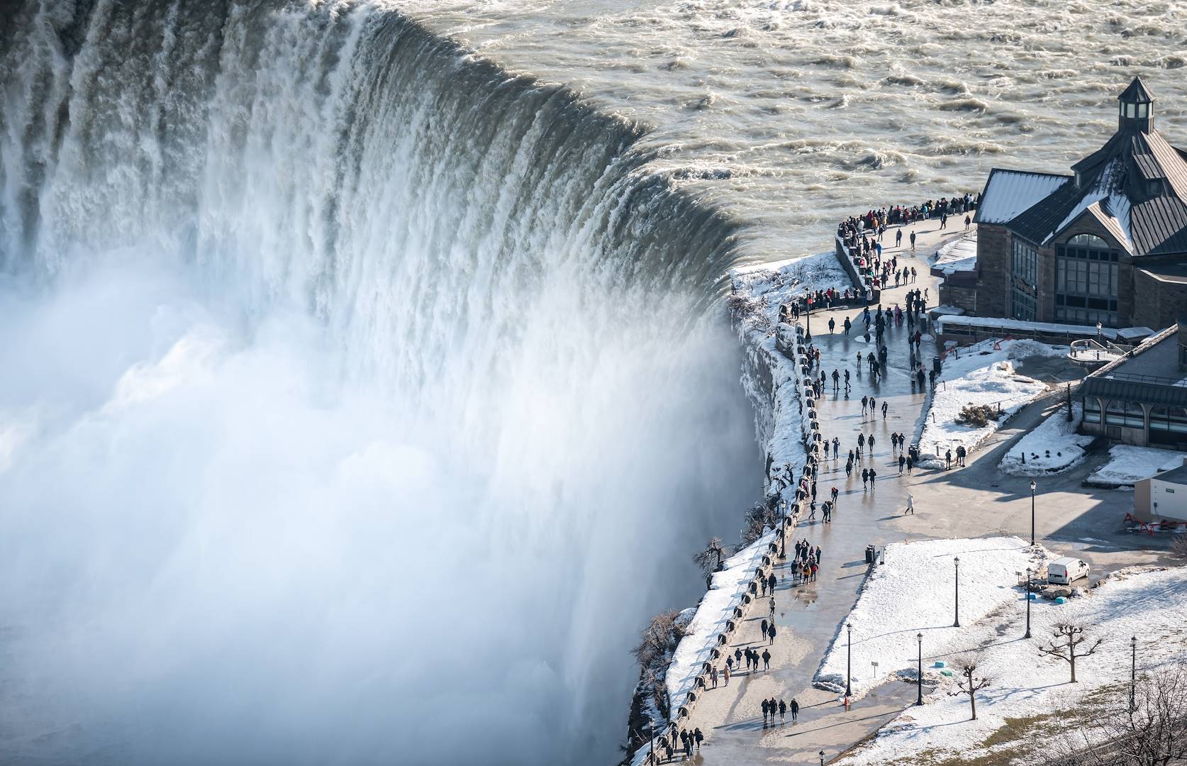Chutes du Niagara, en hiver - Canada