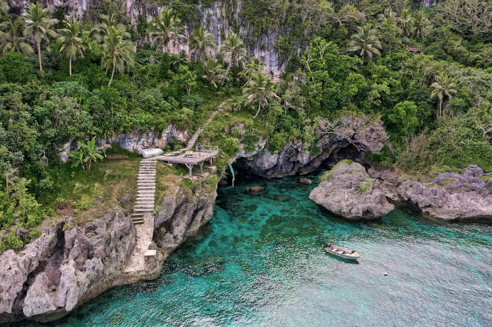 Falaises de Jokin à Lifou - Îles Loyauté - Nouvelle Calédonie