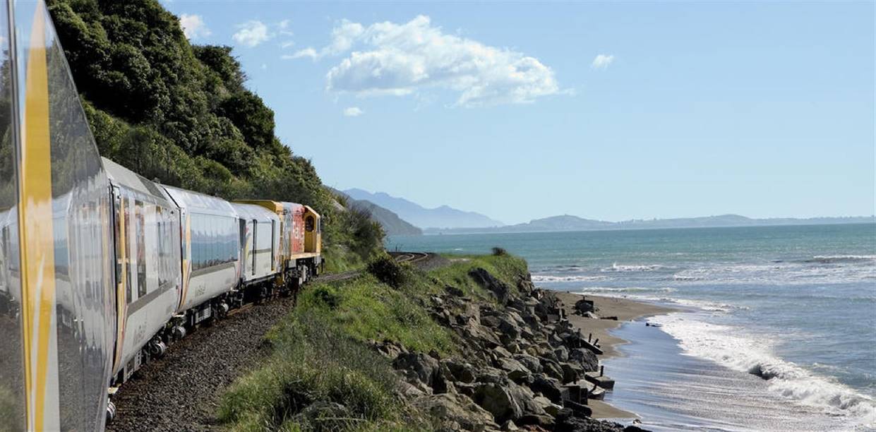 Coastal train - Nouvelle Zélande