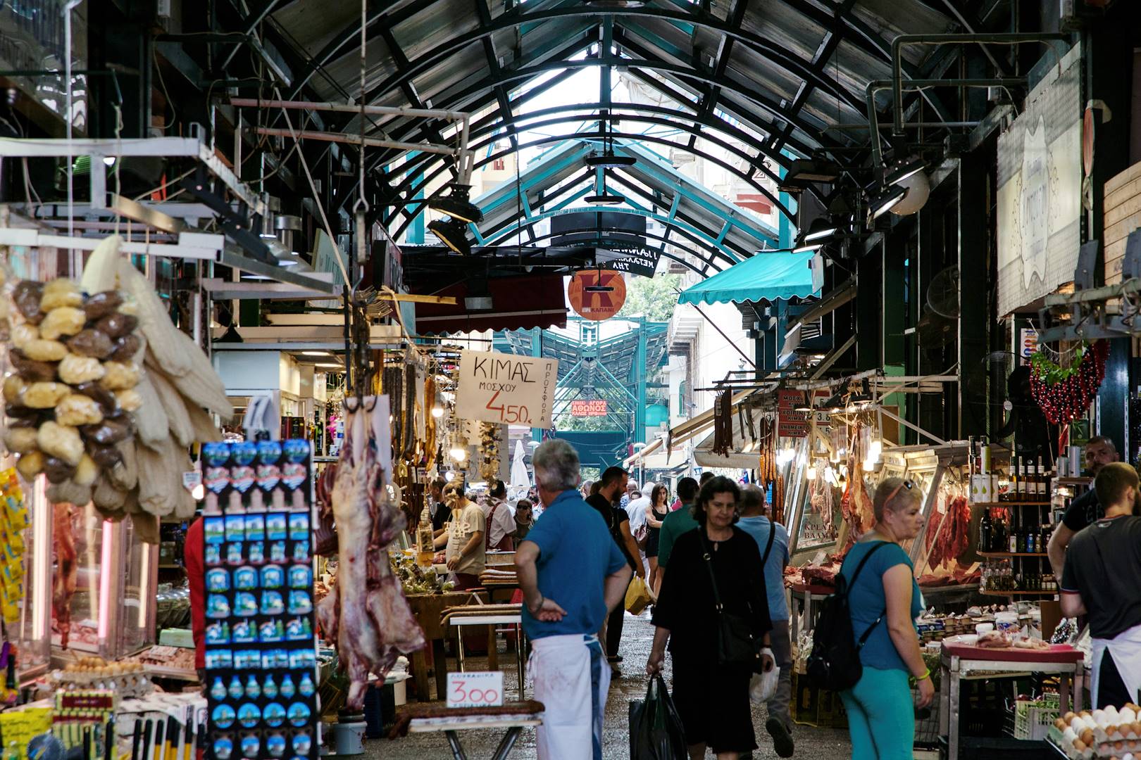 Le marché Modiano-Kapani - Thessalonique - Grèce