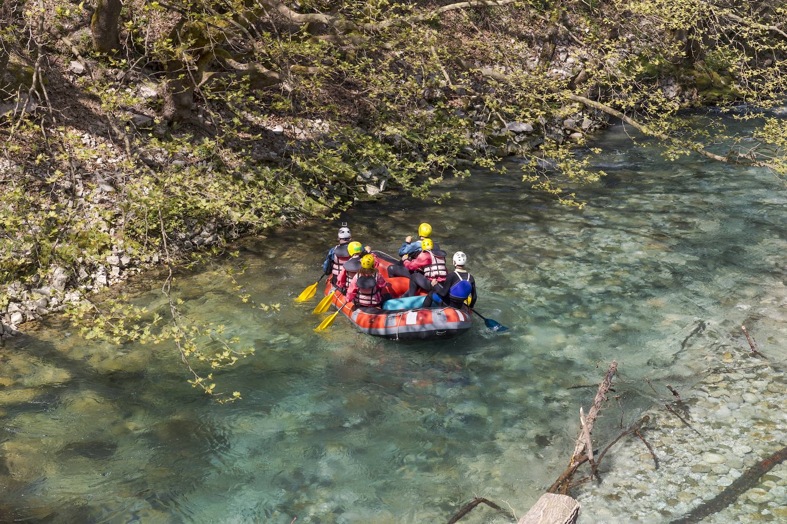 Rafting sur la rivière Voidomatis - Ioannina - Grèce