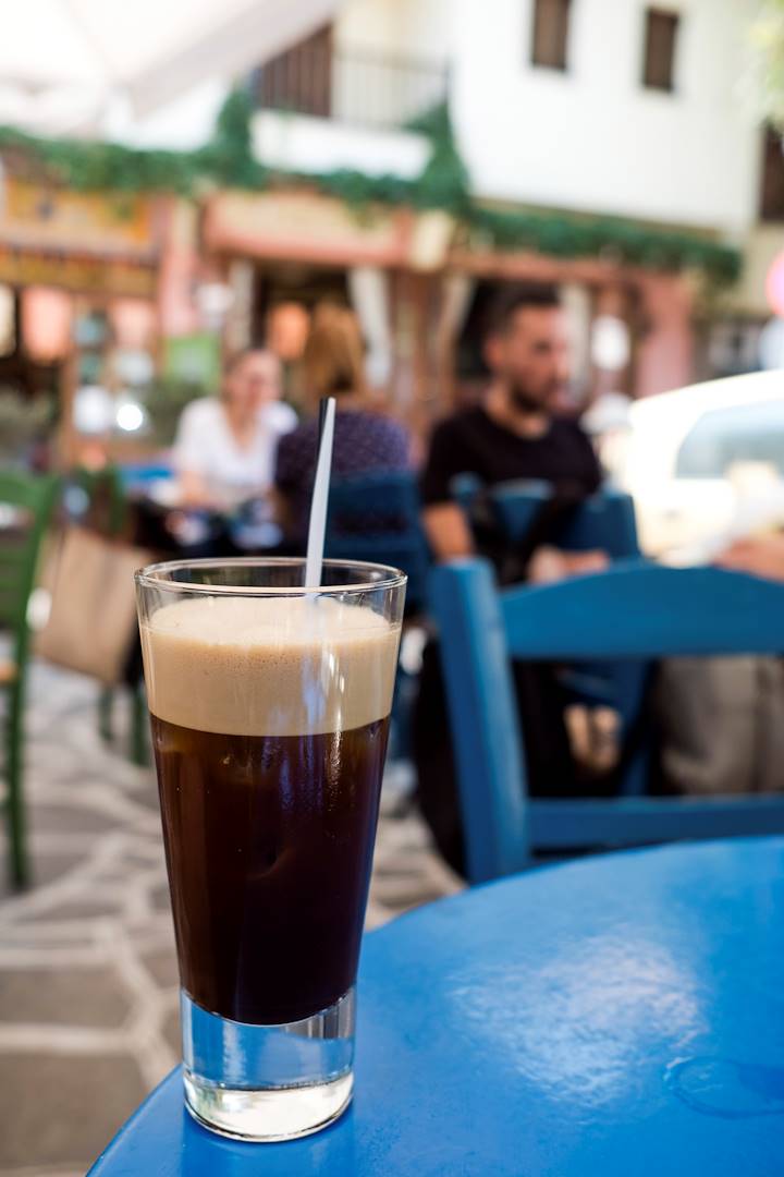 Terrasse de café dans la Vieille Ville - Thessalonique - Grèce