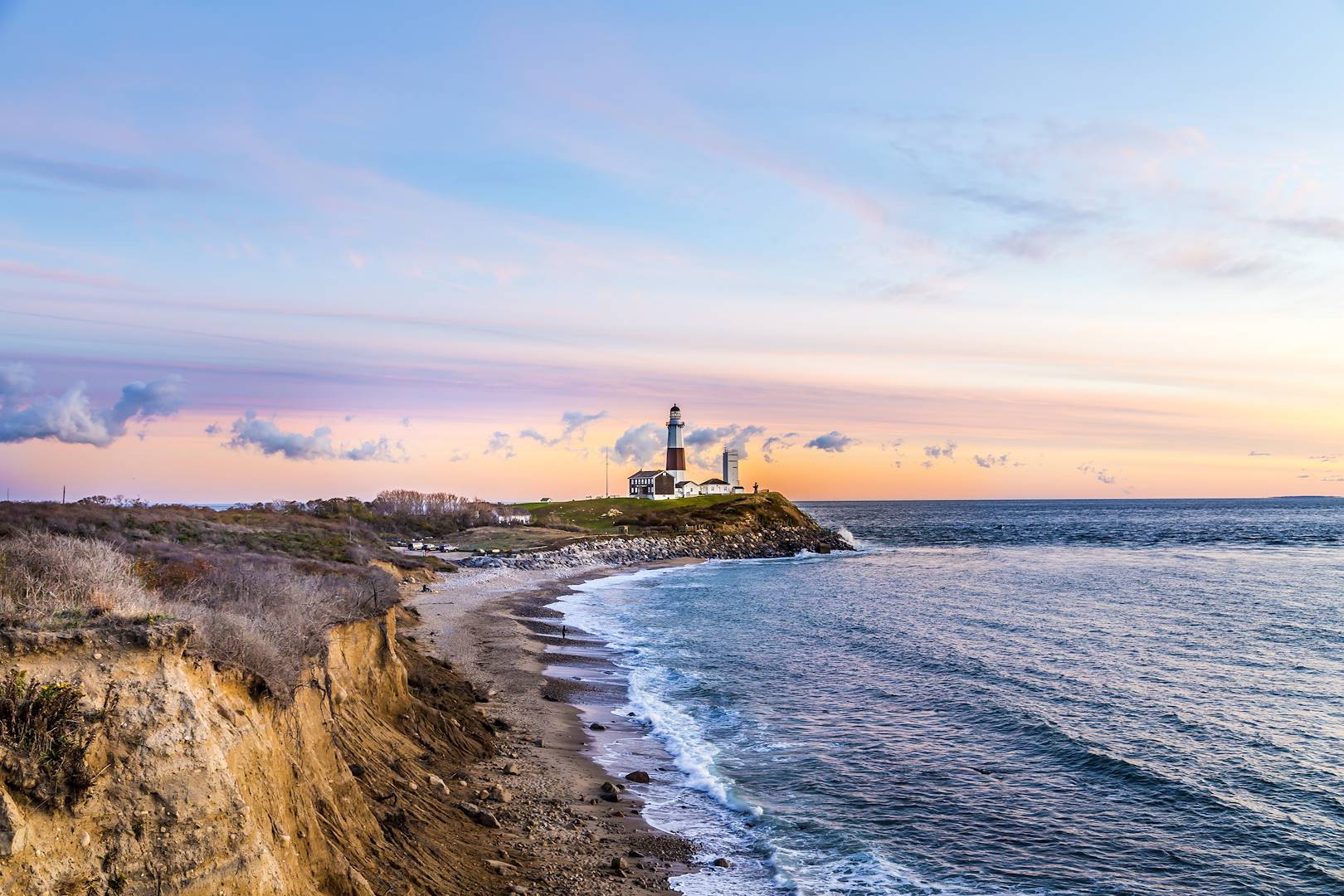 Vue du phare de Montauk - Long Island - Etats-Unis