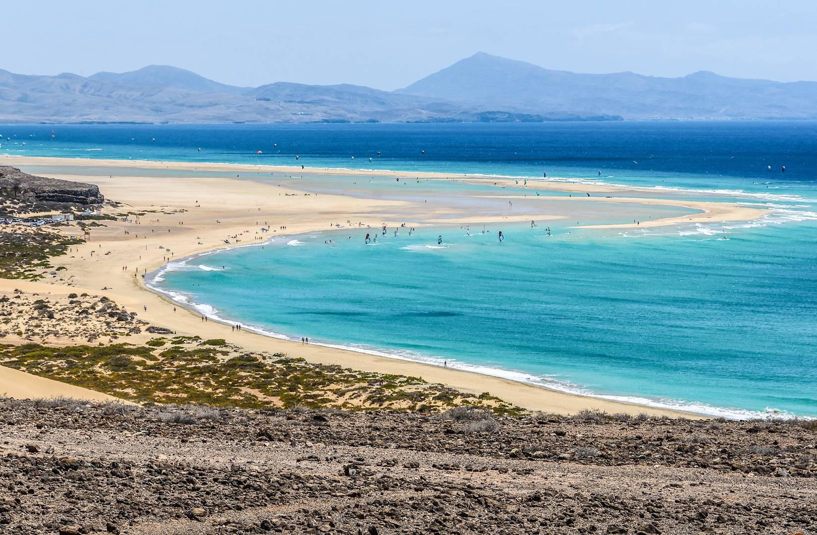 Plage de Sotavento - Ile de Fuerteventura - îles Canaries - Espagne