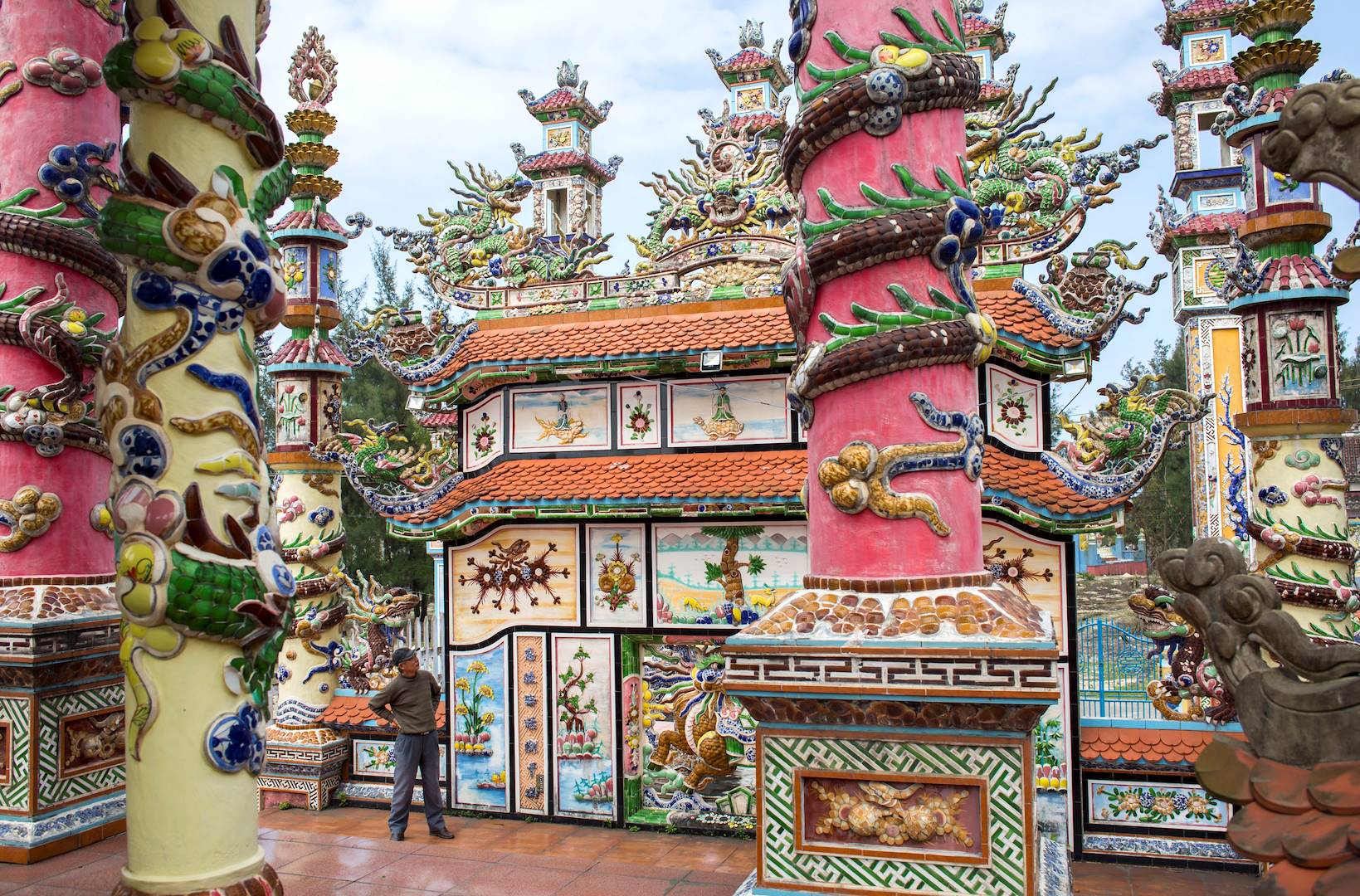 Visite des tombeaux familiaux des familles fortunées de la région - Hué - Vietnam
