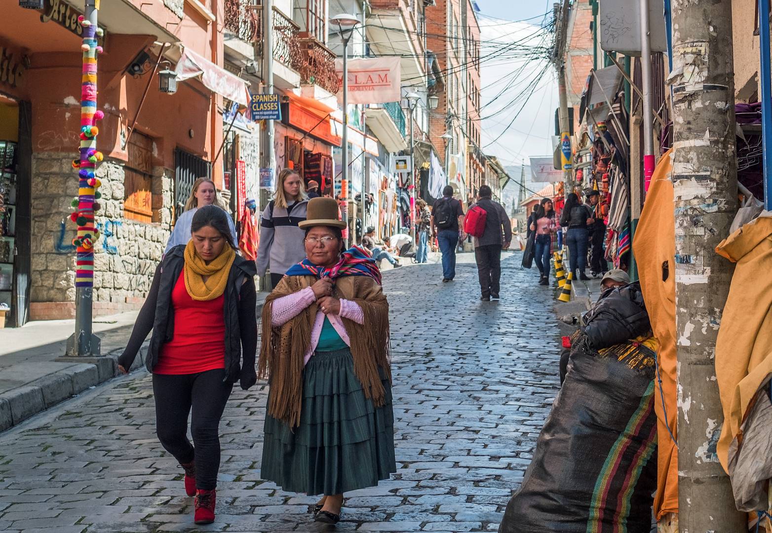 Dans les rues de La Paz - Bolivie
