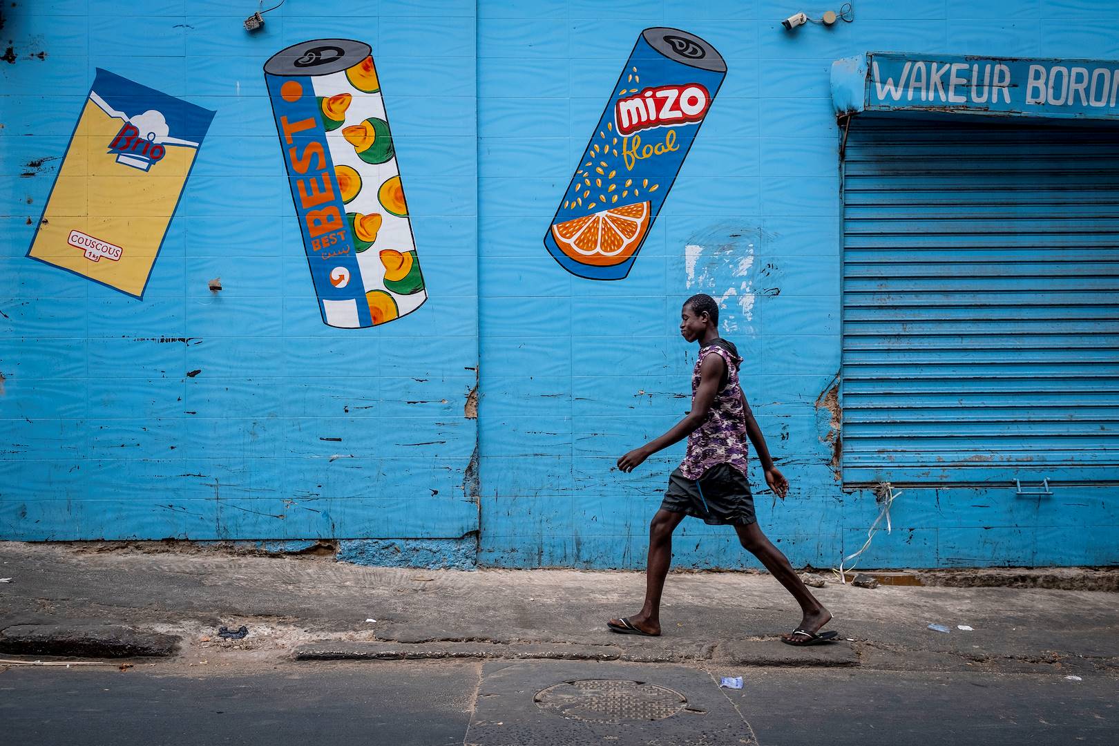 Publicités pour des boissons locales - Dakar - Sénégal