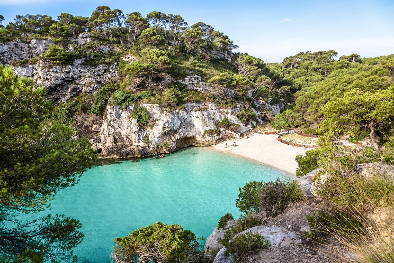 Cala Turqueta à Minorque - Les Baléares - Espagne