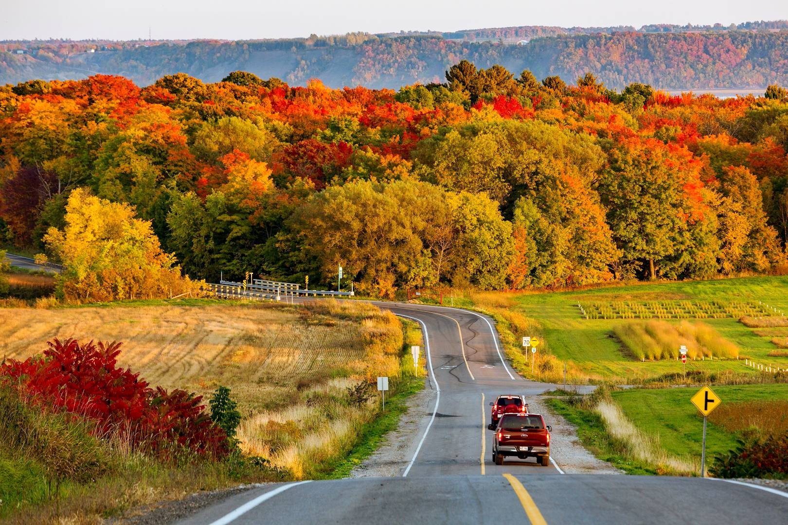 La route touristique le Chemin du Roy- région de la Mauricie - Québec - Canada