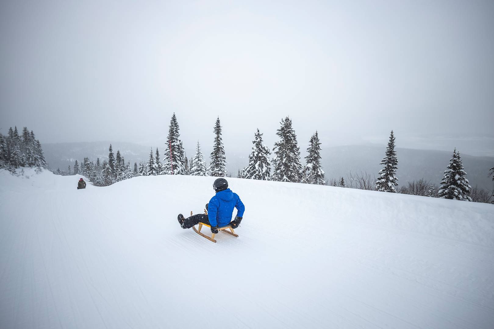 Luge à Charlevoix - Québec - Canada