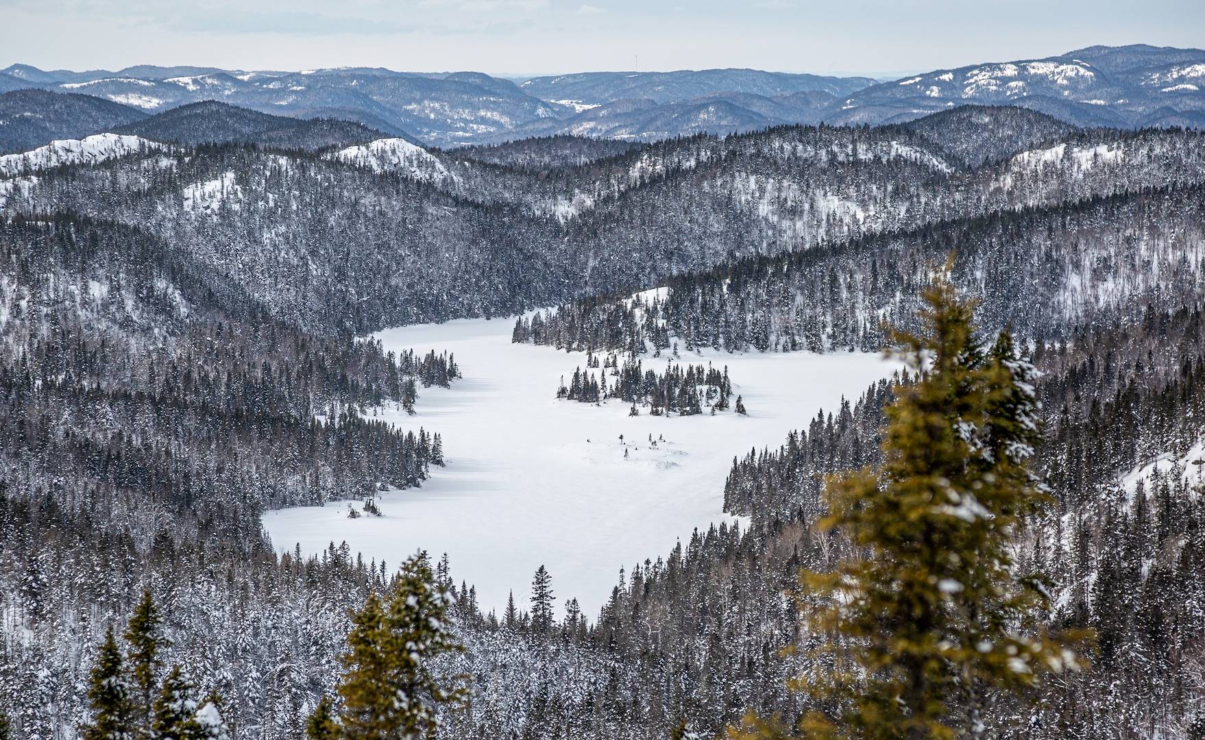 Fjord du Saguenay en hiver - Saguenay Lac Saint-Jean - Québec - Canada