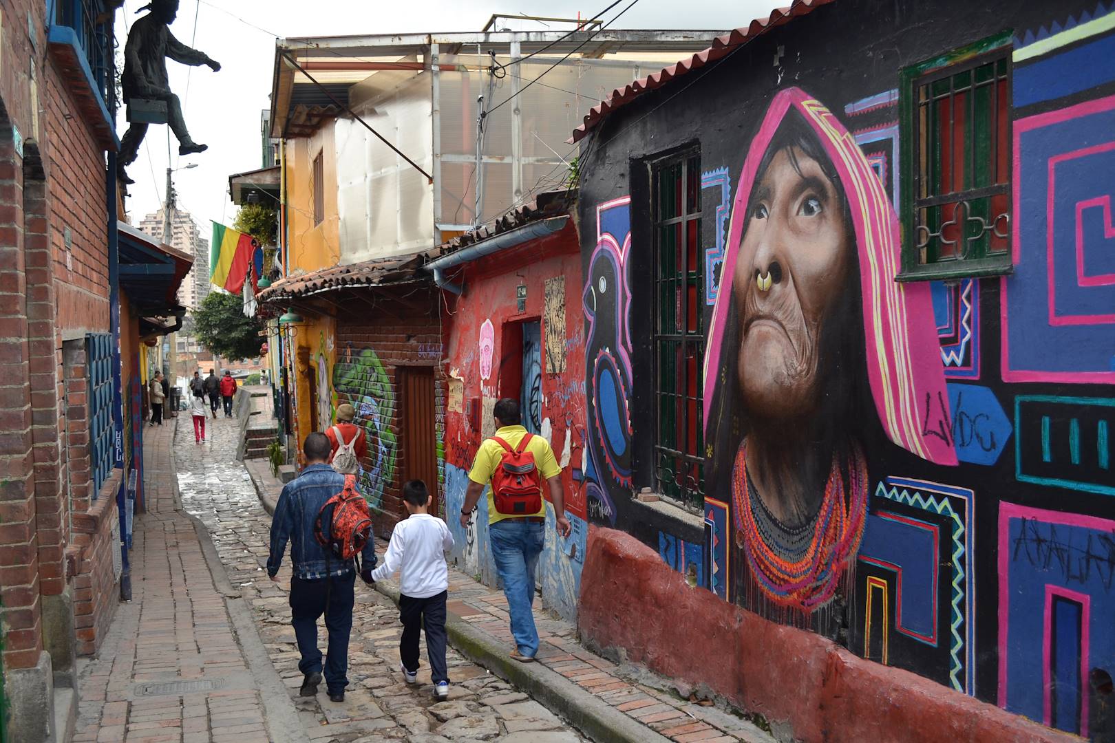 Quartier de la Candelaria à Bogota - Colombie