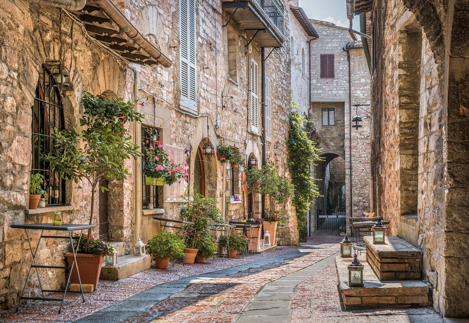 Dans les ruelles de Assise - Ombrie - Italie