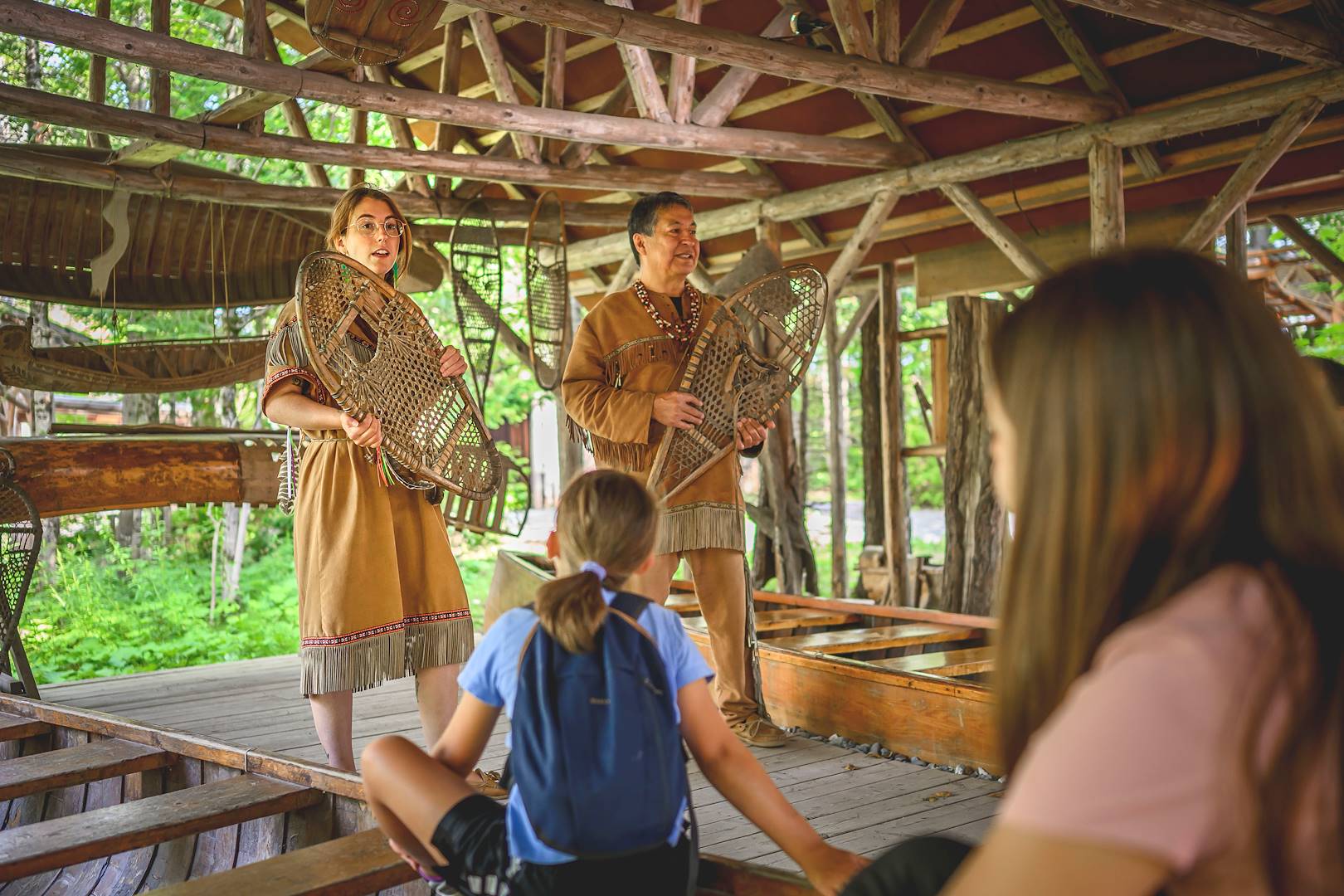 Site traditionnel Huron à Wendake - Québec - Canada