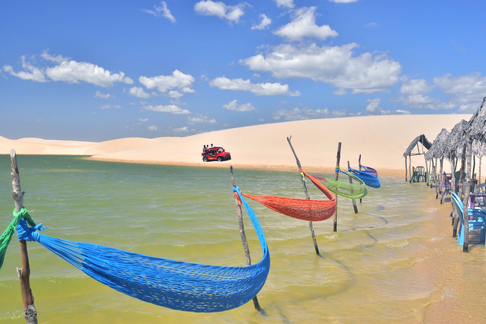 Hamacs à Jericoacoara - État de Ceará - Brésil