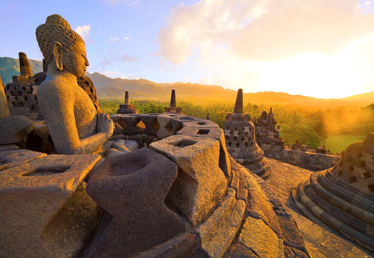 Temple de Borobudur - Yogyakarta - Java - Indonésie