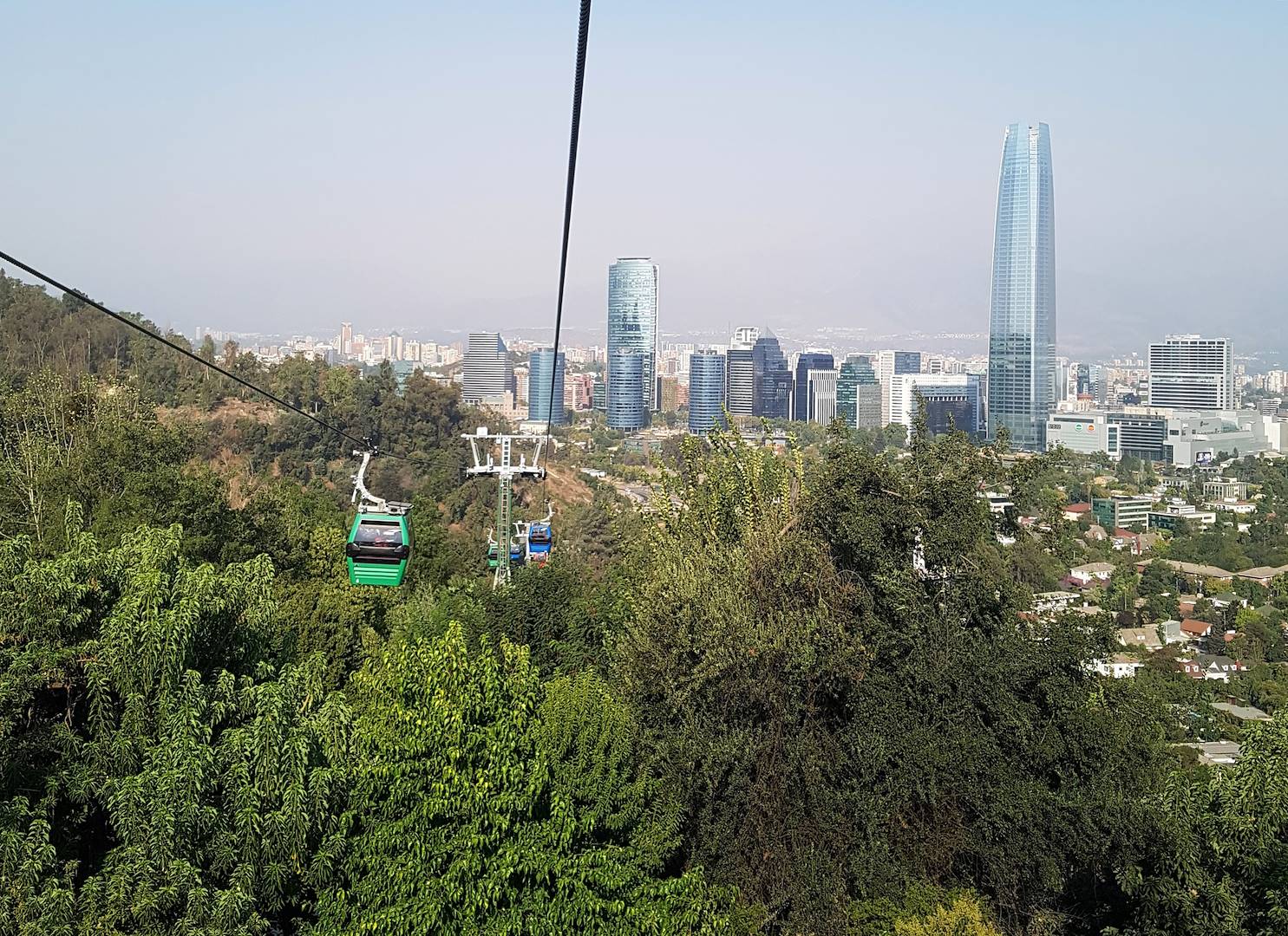 Funiculaire de la colline San Cristóbal de Santiago - Chili