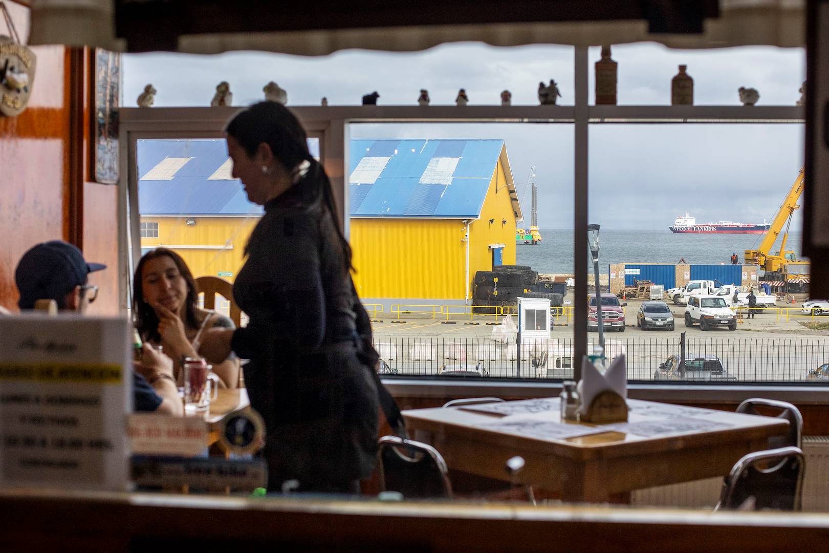 Restaurant sur le port de Punta Arenas - Magallanes - Chili