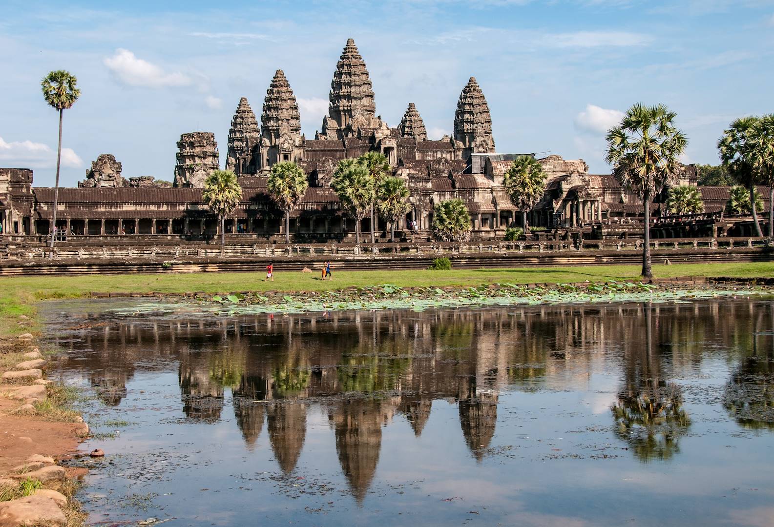 Angkor Wat au sein des temples d'Angkor Cambodge