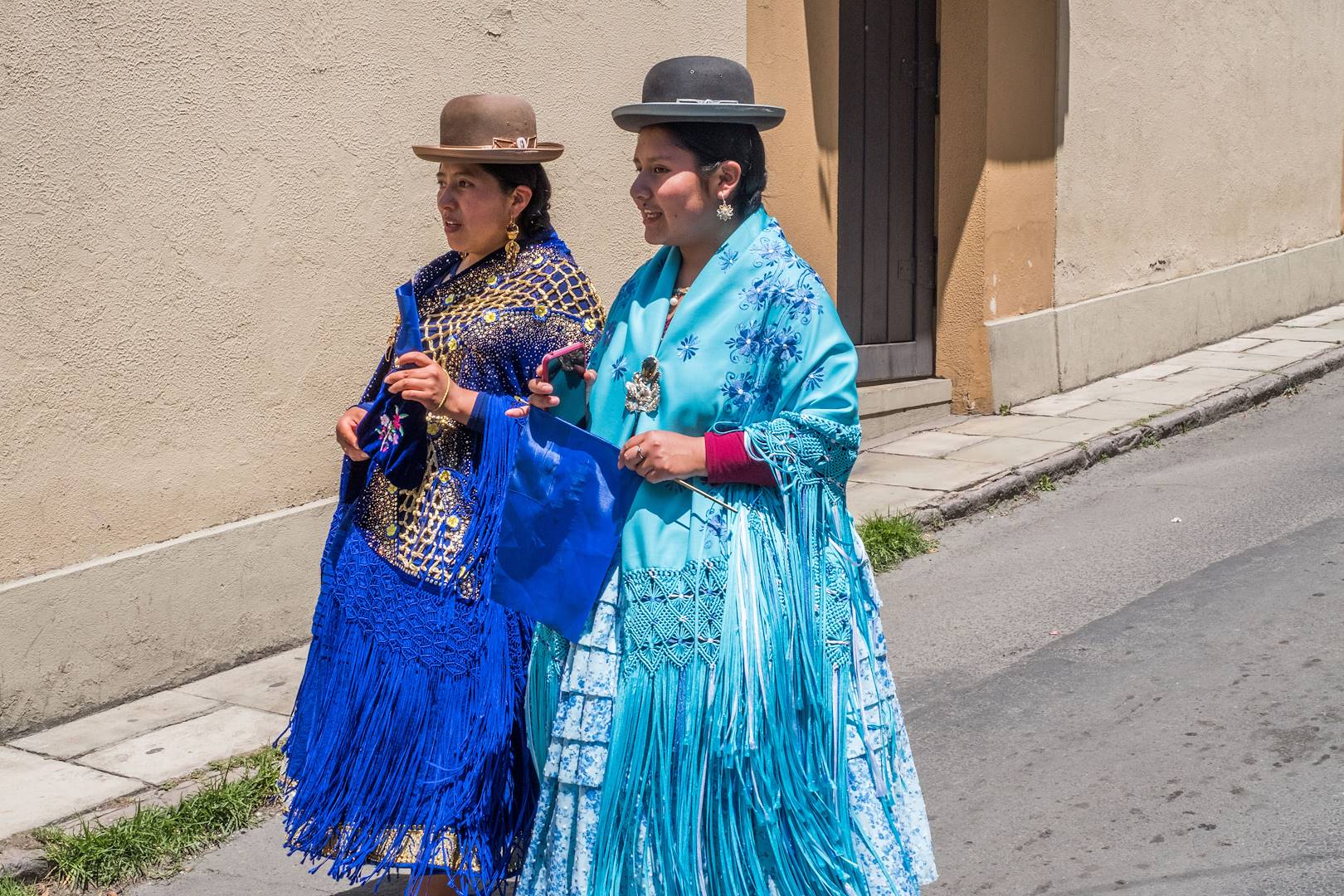 Cholitas dans les rues de La Paz - Bolivie