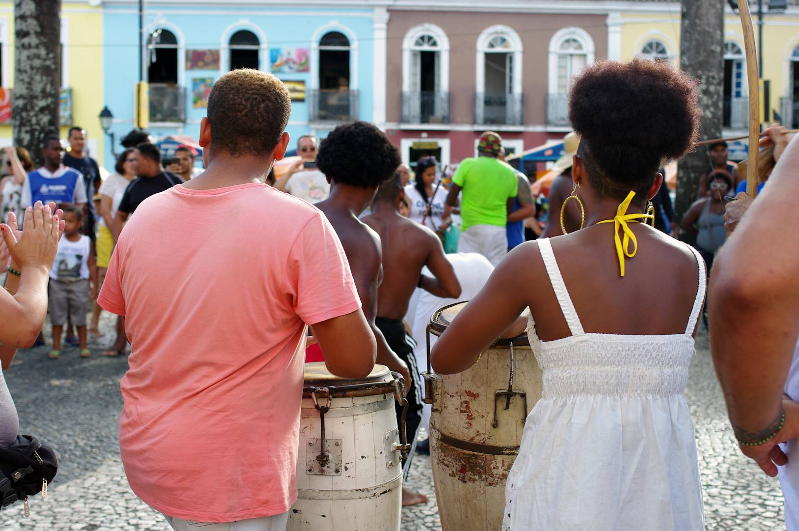 Musiciens dans les rues de Salvador de Bahia - Brésil
