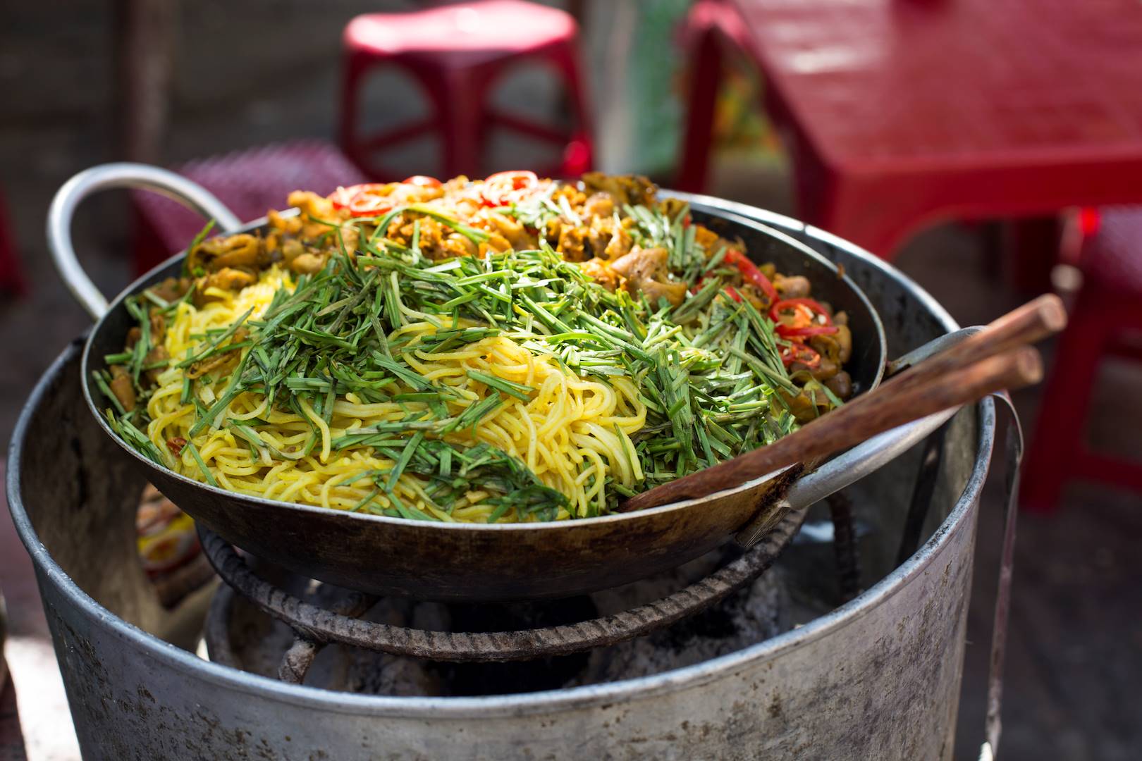 Marché couvert et street food - Hoi An - Vietnam