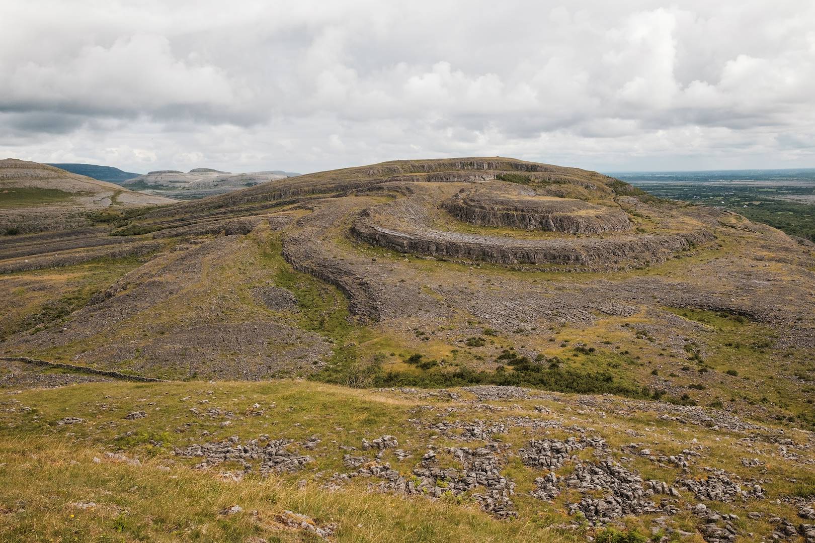 Slieve Rua dans le parc national du Burren - Irlande