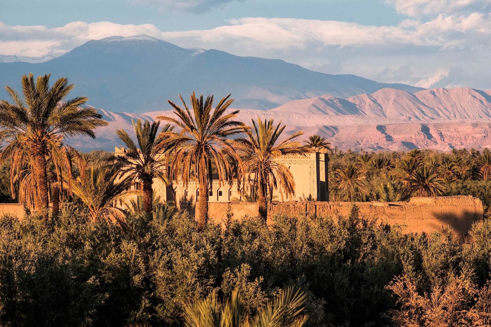 Kasbah dans la palmeraie de Skoura - Maroc