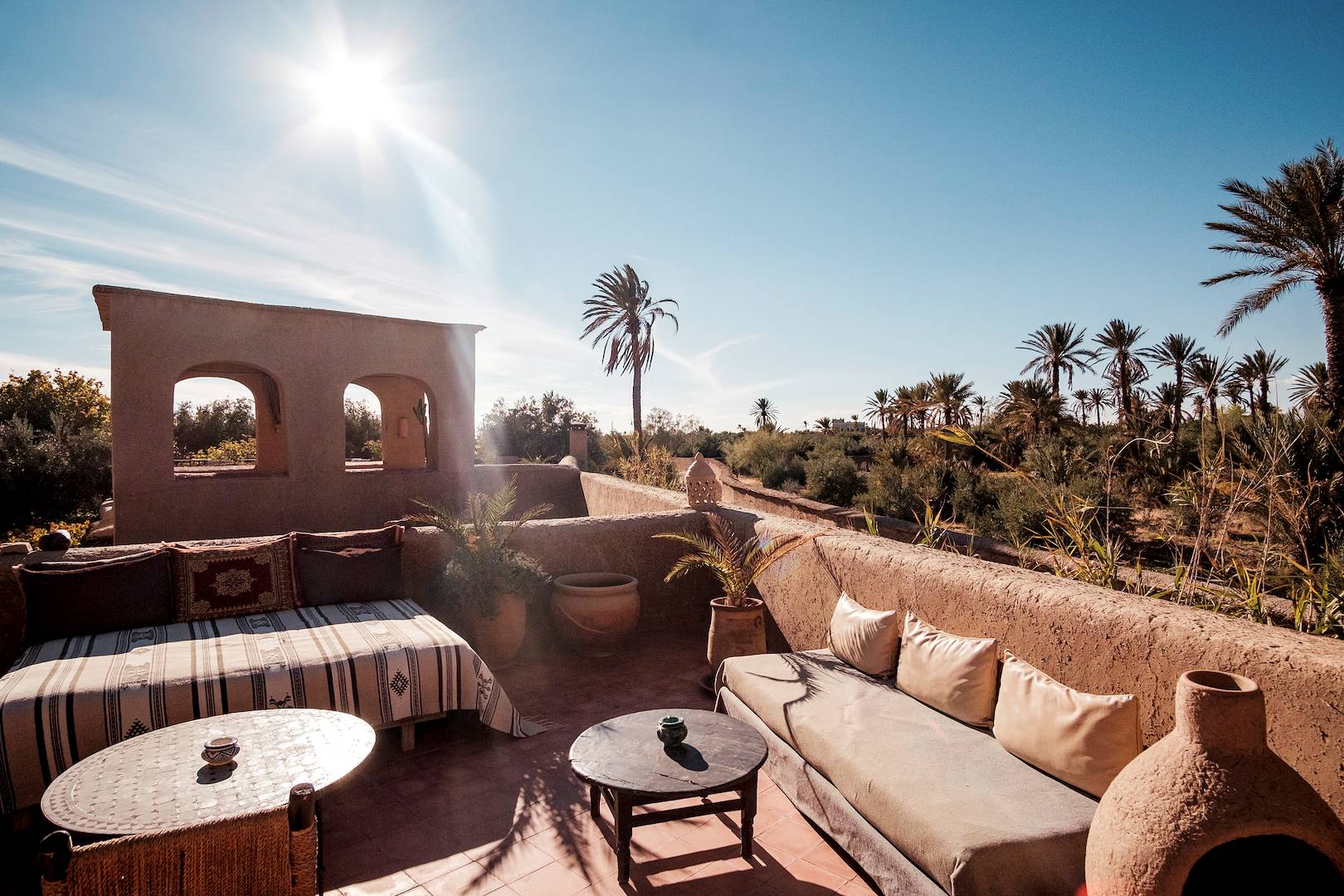 Maison d'hôtes dans la palmeraie de Skoura - Maroc