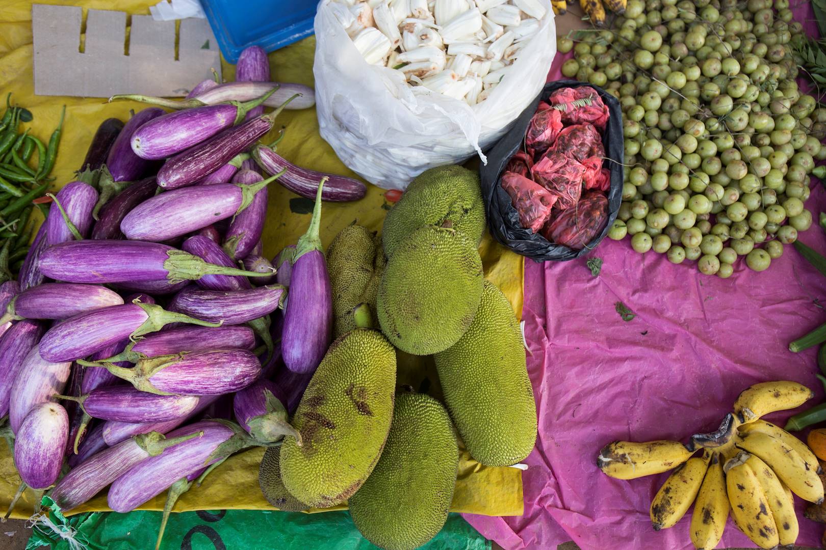 Légumes et fruits exotiques - Tangalle - Sri Lanka