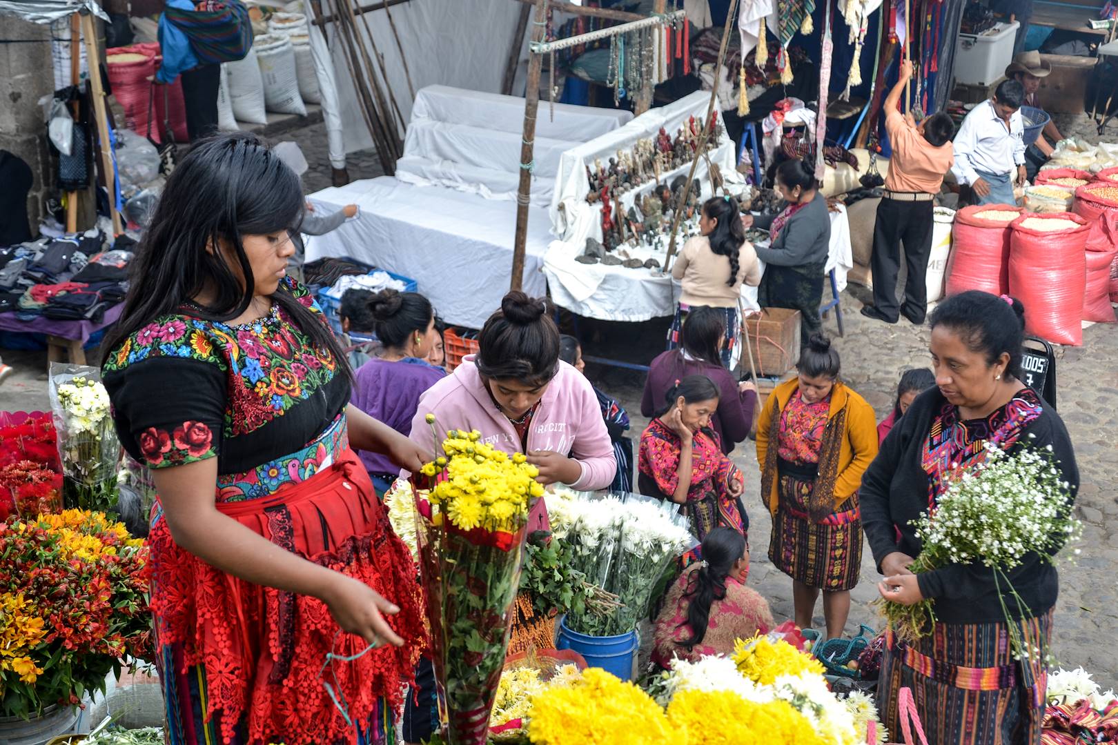 Marché de Chichicastenango - Département du Quiché - Guatemala