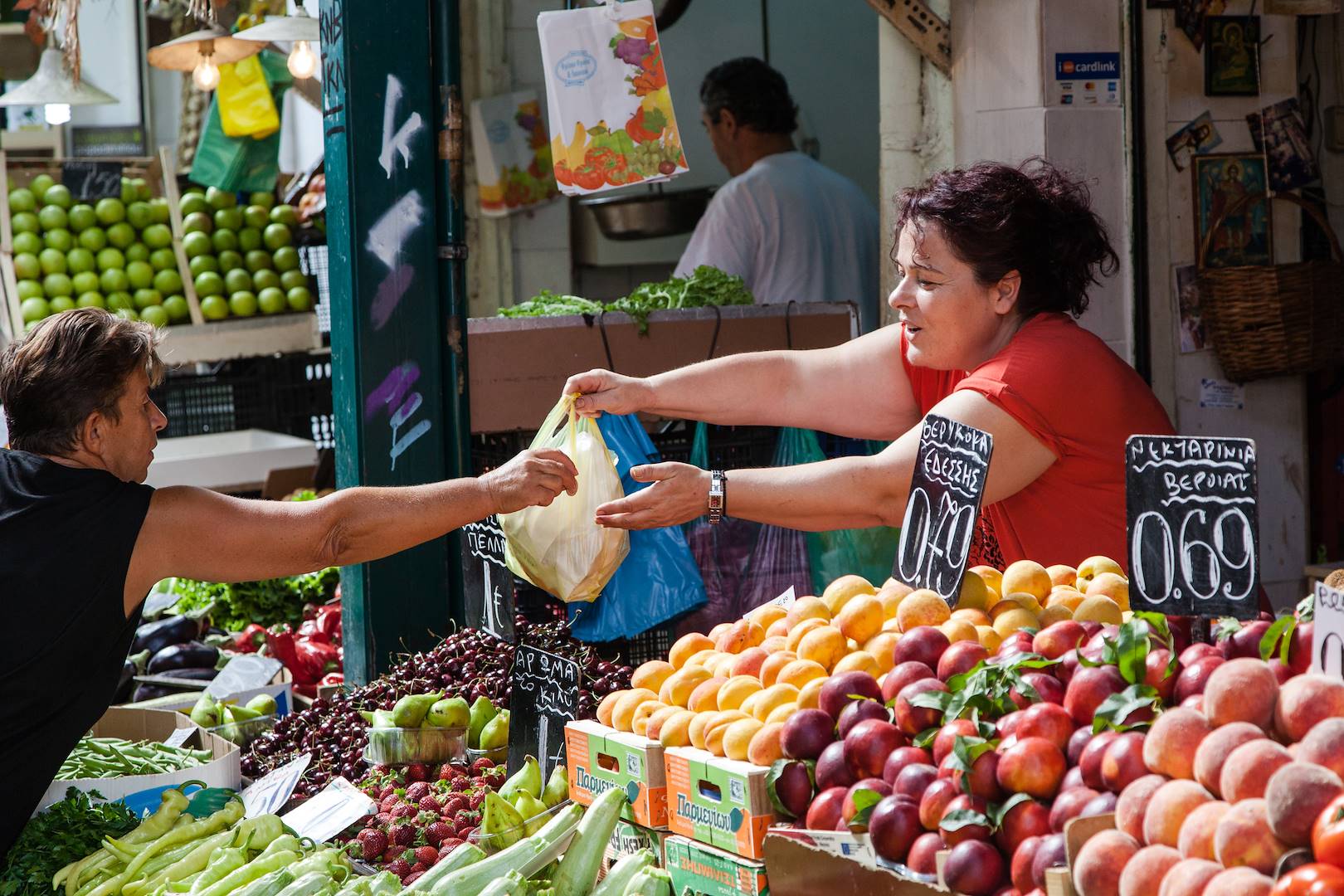 Le marché Modiano-Kapani - Thessalonique - Grèce