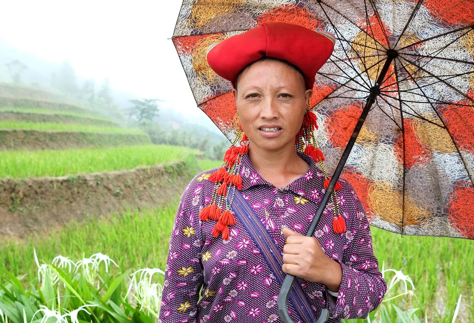 Portrait de femme de la tribu de Dao - Vietnam